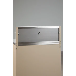 Panel con estante 80x30 cm para cocina modular de exterior en acero inoxidable Tereva