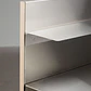 Panel con estante 80x30 cm para cocina modular de exterior en acero inoxidable Tereva - Miniatura 3