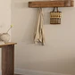 Perchero mural 100 cm en madera de acacia Avela - Miniatura 2
