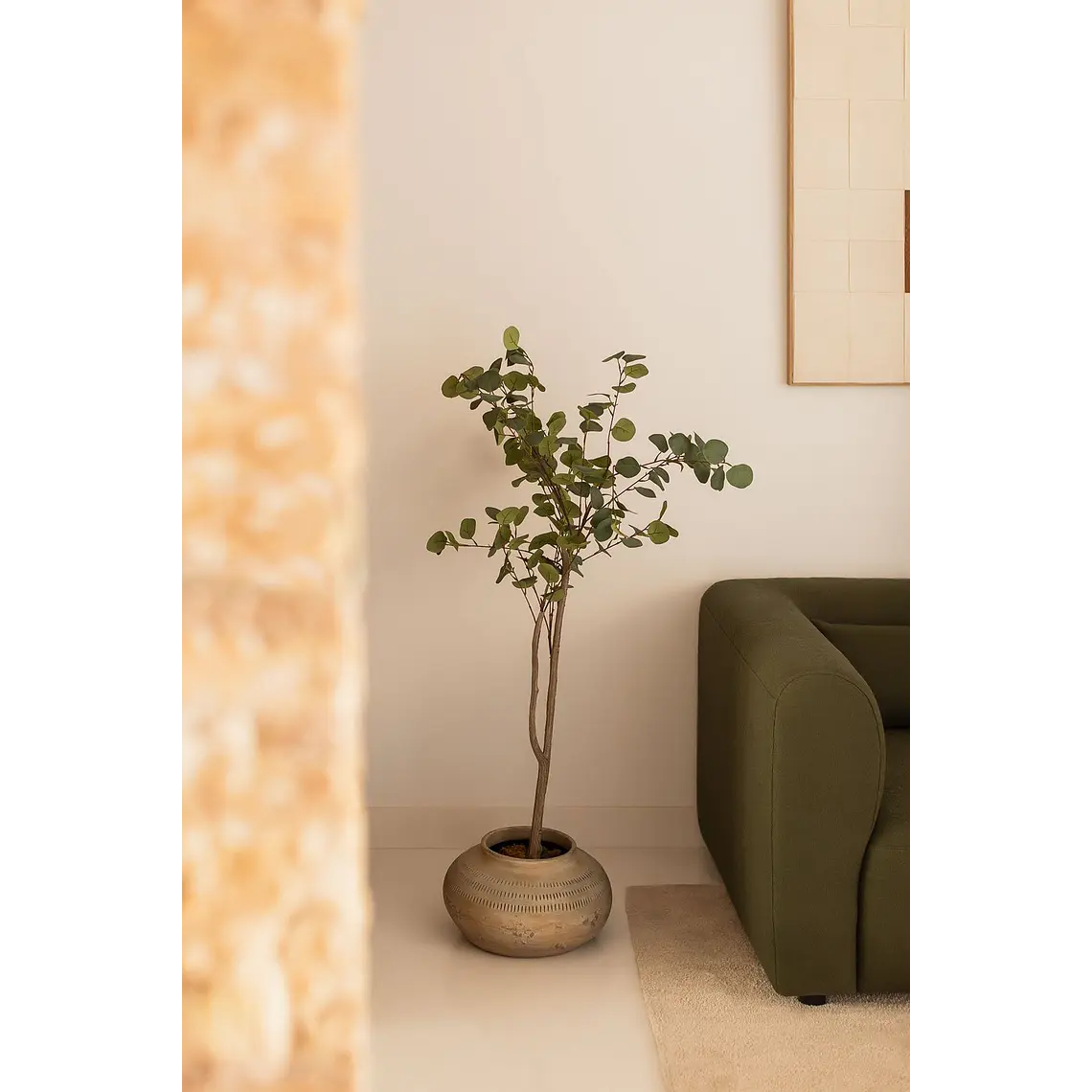 Planta artificial decorativa 130 cm Eucalyptus Arelia 2