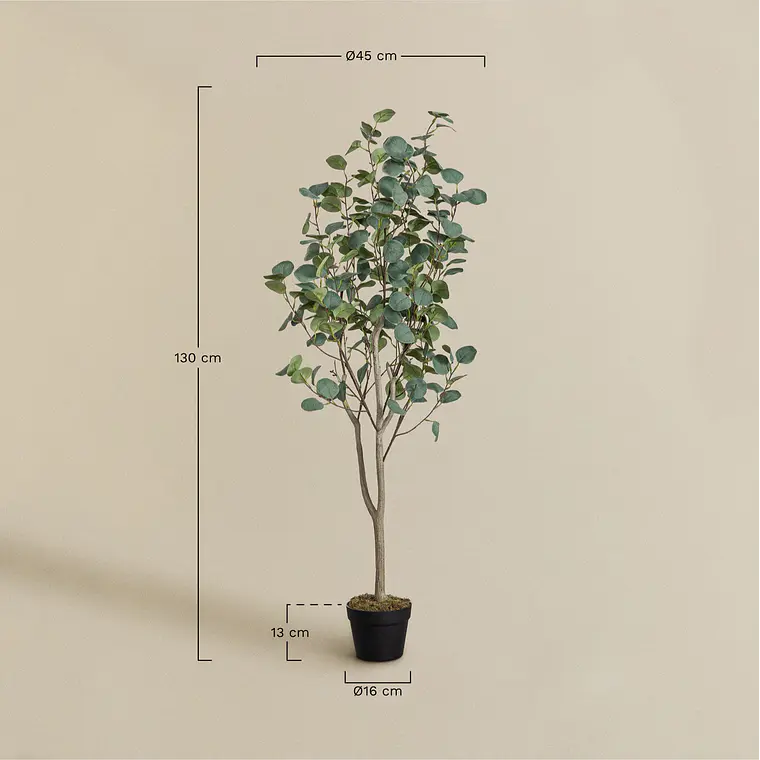 Planta artificial decorativa 130 cm Eucalyptus Arelia 8