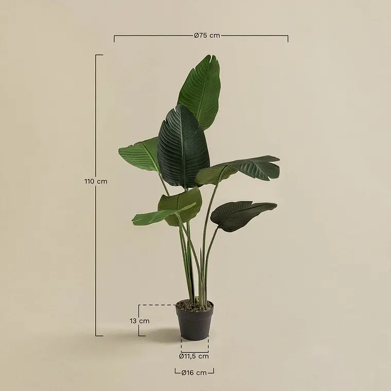 Planta artificial decorativa Strelitzia Iria 7