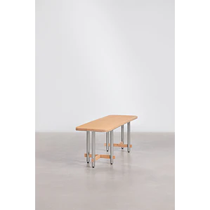 Enasel · Puf / banco en acabado madera de 170 cm