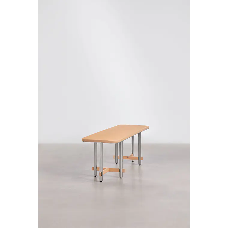 Enasel · Puf / banco en acabado madera de 170 cm 2