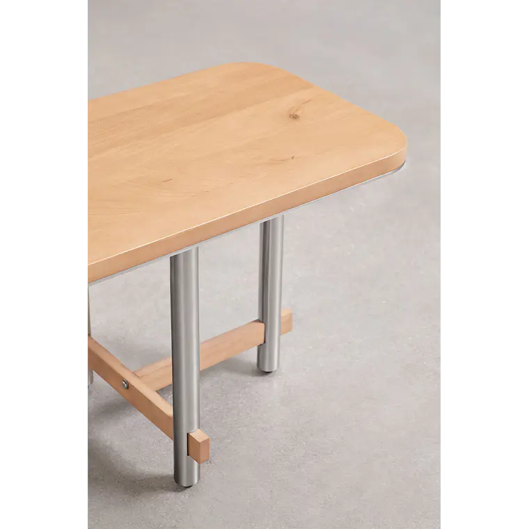 Enasel · Puf / banco en acabado madera de 170 cm 3