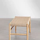 Evomar · Puf / banco en fibras naturales de 120 cm - Miniatura 4
