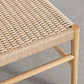 Evomar · Puf / banco en fibras naturales de 120 cm - Miniatura 5