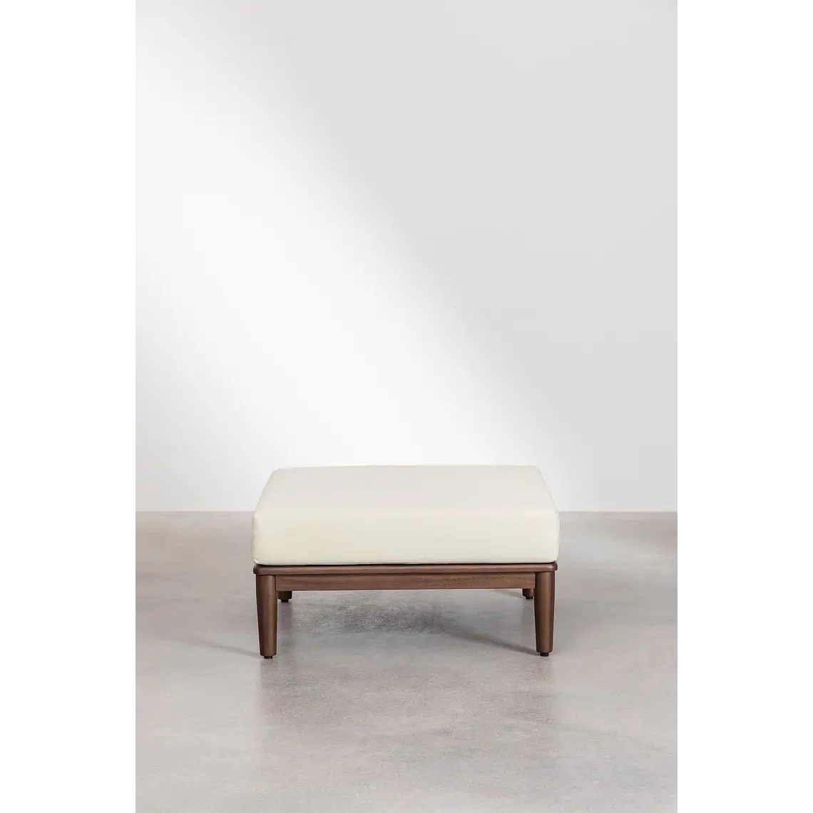 Puff cuadrado 85x85 cm en acacia Damena 3