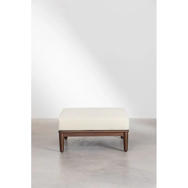 Puff cuadrado 85x85 cm en acacia Damena 3