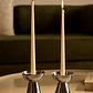 Set de 2 candelabros en acero inoxidable Zora - Miniatura 2
