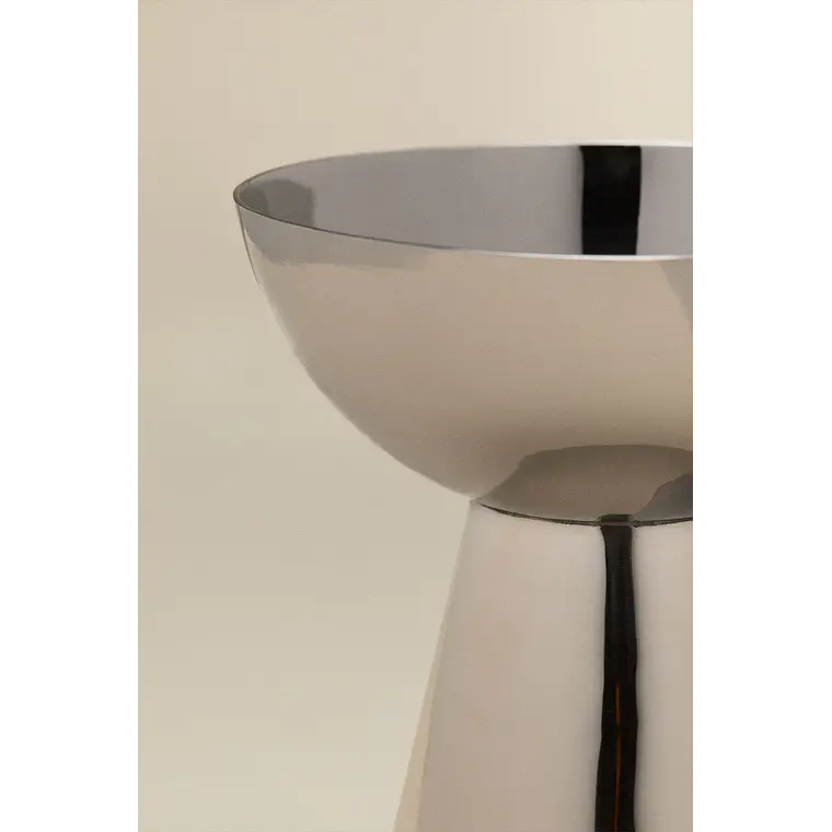 Set de 2 candelabros en acero inoxidable Zora 5