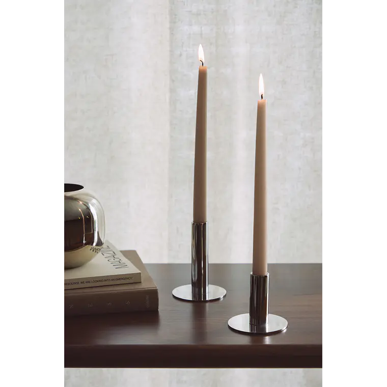 Set de 2 candelabros en acero Penda 1