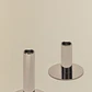 Set de 2 candelabros en acero Penda - Miniatura 4