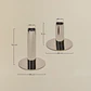 Set de 2 candelabros en acero Penda - Miniatura 7