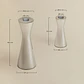 Set de 2 candelabros en aluminio Varo - Miniatura 7