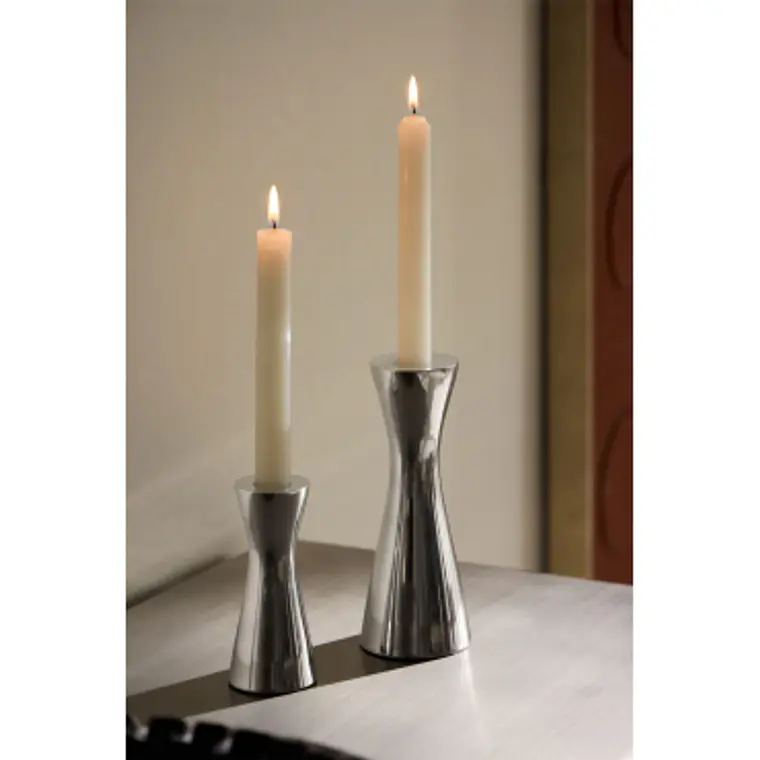 Set de 2 candelabros en aluminio Varo 8