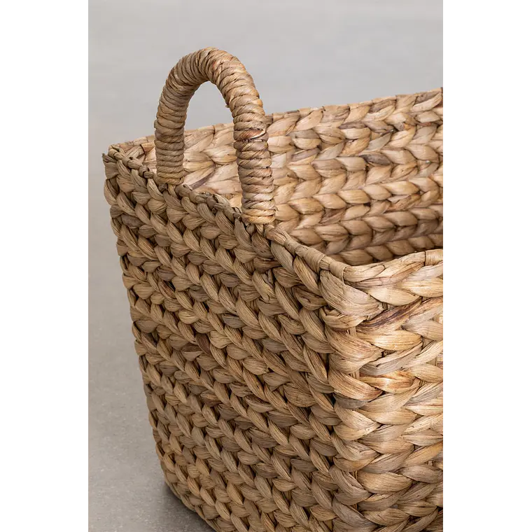 Set de 2 cestas de jacinto de agua Maura 8