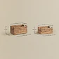 Set de 2 cestas en jacinto de agua Borea - Miniatura 11