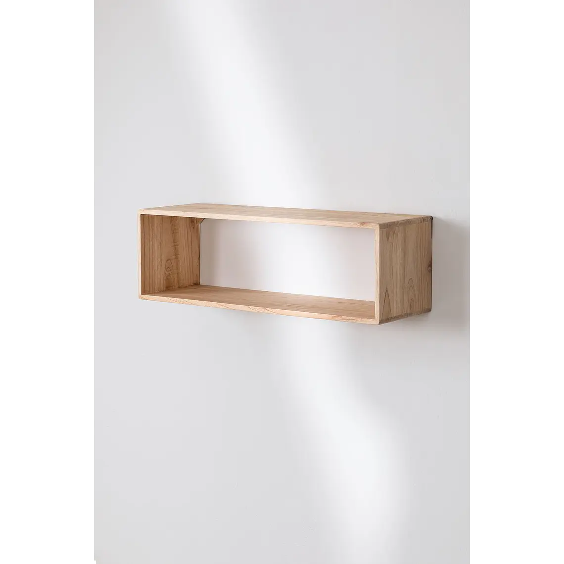 Set de 2 estantes de pared en madera 7