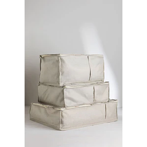 Set de 3 cajas organizadoras textiles Jara