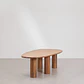 Set de mesa ovalada 260x120 cm en madera de acacia y 10 sillas de jardín en madera de eucalipto Dunena - Miniatura 3