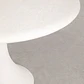 Set de mesa redonda Ø120 cm en cemento Eloria y 6 sillas de jardín en madera de acacia y tela bouclé Celina - Miniatura 4