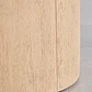 Set de mesa redonda Ø120 cm en cemento y 6 sillas de director plegables de jardín en madera de acacia Elanira - Miniatura 5