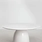 Set de mesa redonda Ø150 cm en cemento Numira y 8 sillas de jardín en madera de acacia Benira - Miniatura 3