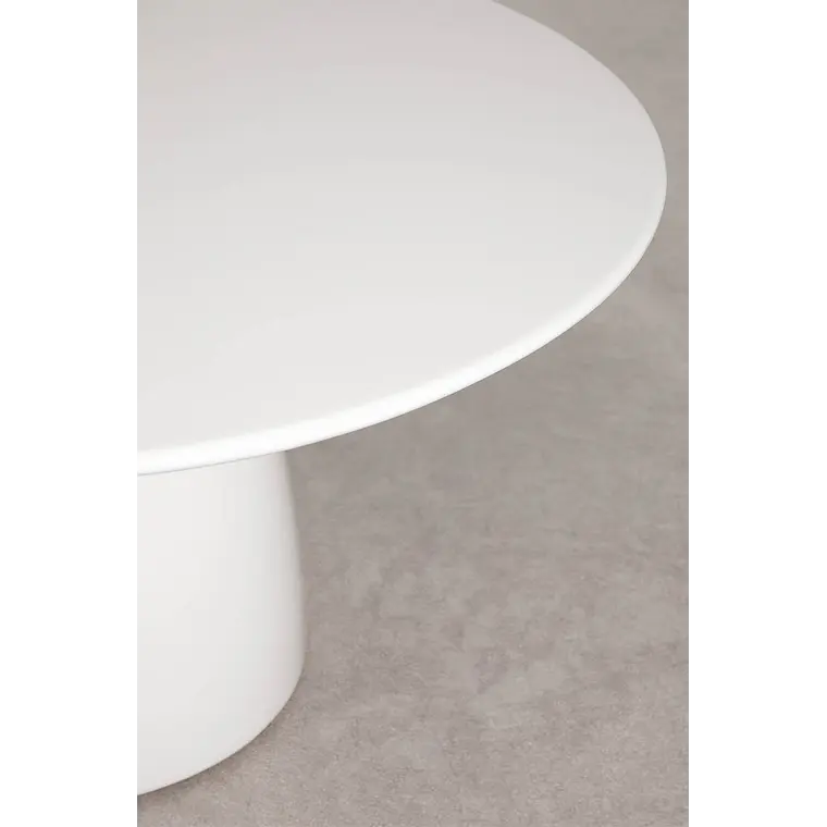 Set de mesa redonda Ø150 cm en cemento Numira y 8 sillas de jardín en madera de acacia Benira 4