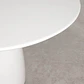 Set de mesa redonda Ø150 cm en cemento Numira y 8 sillas de jardín en madera de acacia Benira - Miniatura 4