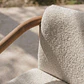 Silla de jardín con reposabrazos en madera de acacia Darena - Miniatura 2