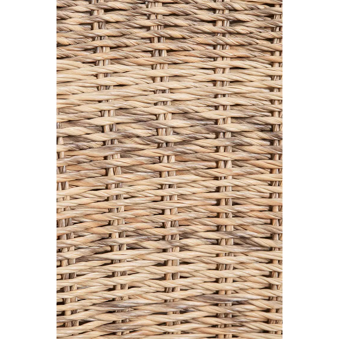 Silla de jardín con reposabrazos en madera de acacia y ratán sintético Arenova 9