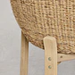 Silla de jardín con reposabrazos en madera de acacia y ratán sintético Kelena - Miniatura 8