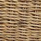 Silla de jardín con reposabrazos en madera de acacia y ratán sintético Kelena - Miniatura 9