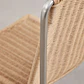 Silla de jardín en acero inoxidable y ratán sintético Erenira - Miniatura 6