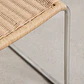 Silla de jardín en acero inoxidable y ratán sintético Erenira - Miniatura 7