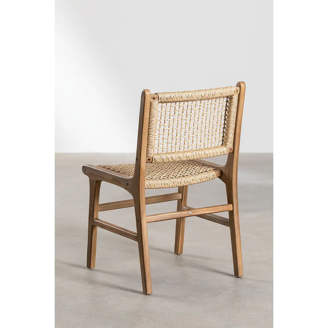 Silla de jardín en madera de teca Sola 5