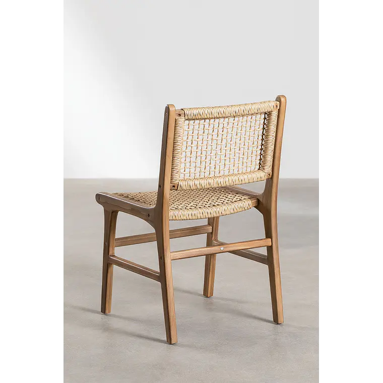 Silla de jardín en madera de teca Sola 5