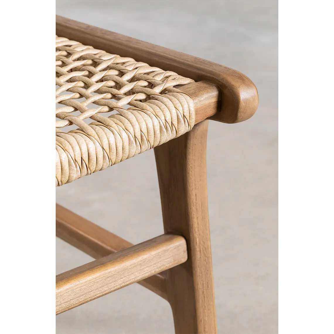 Silla de jardín en madera de teca Sola 7