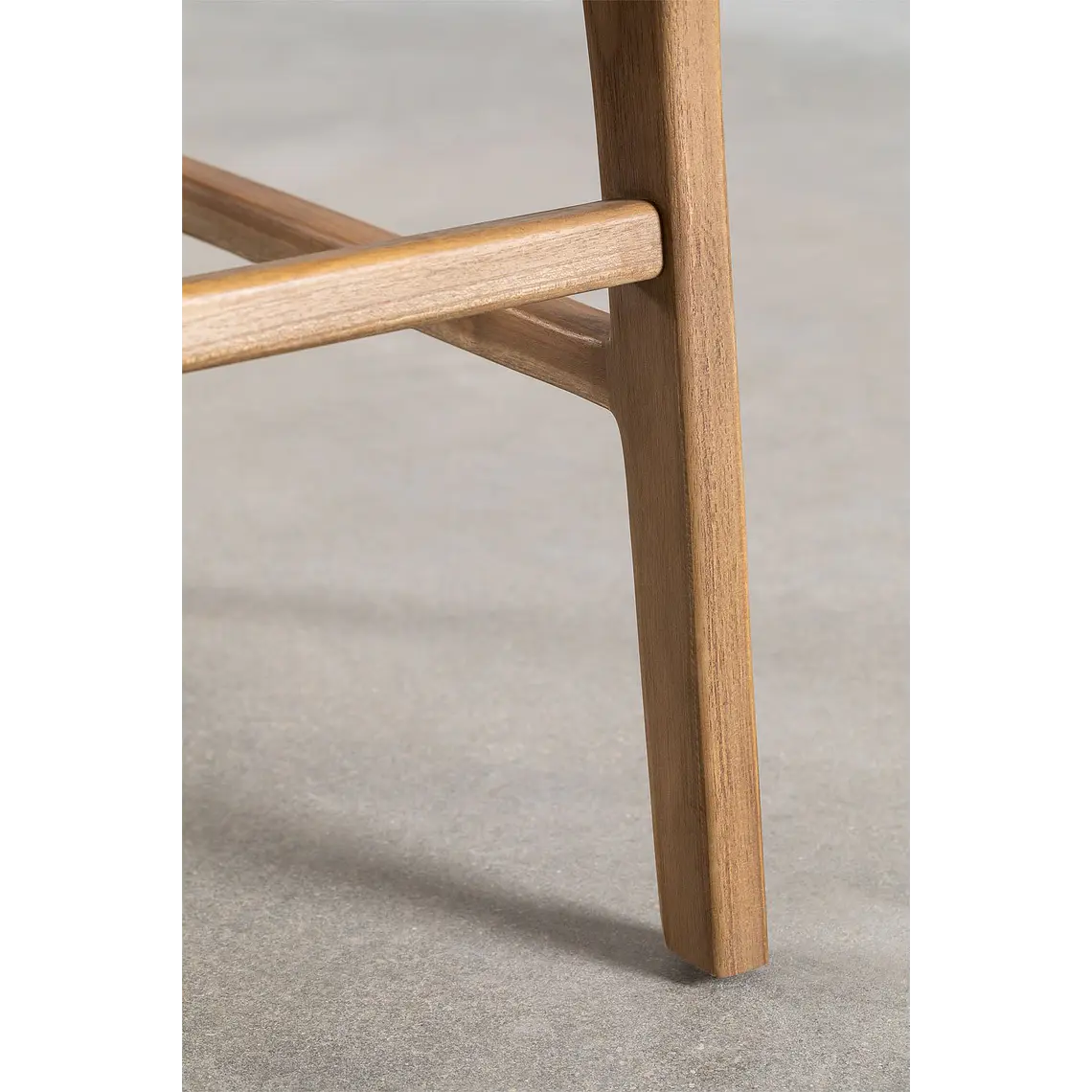 Silla de jardín en madera de teca Sola 8
