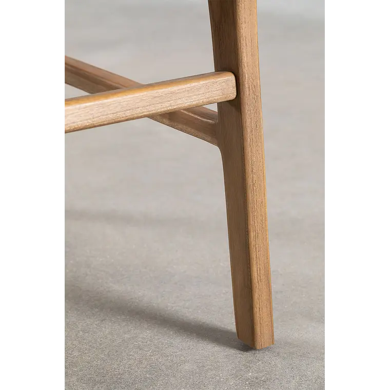 Silla de jardín en madera de teca Sola 8