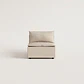 Caliel · Sillón tapizado de 90 cm - Miniatura 8
