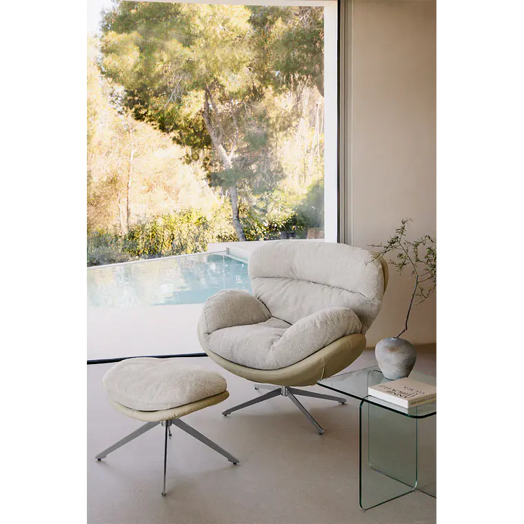 Daraela · Sillón tapizado de 100 cm 1
