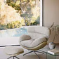 Daraela · Sillón tapizado de 100 cm - Miniatura 1