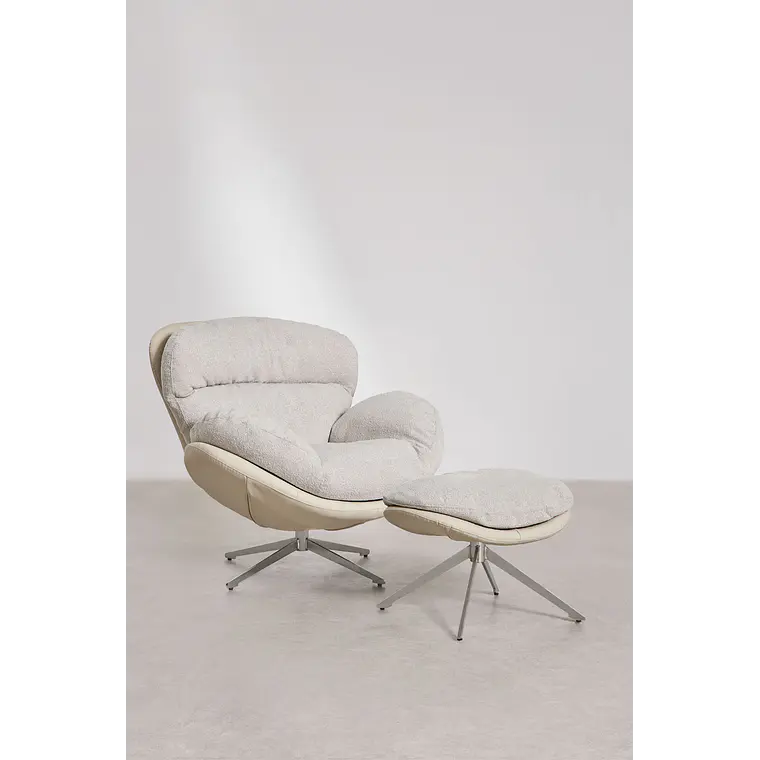 Daraela · Sillón tapizado de 100 cm 3