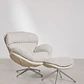 Daraela · Sillón tapizado de 100 cm - Miniatura 3