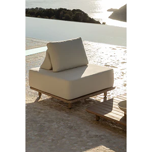 Sillón de jardín en acacia Nerena