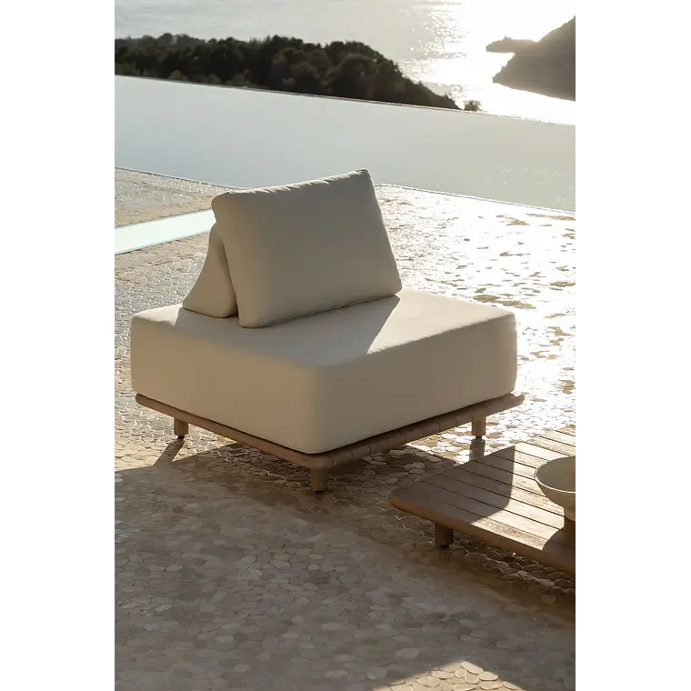 Sillón de jardín en acacia Nerena 2