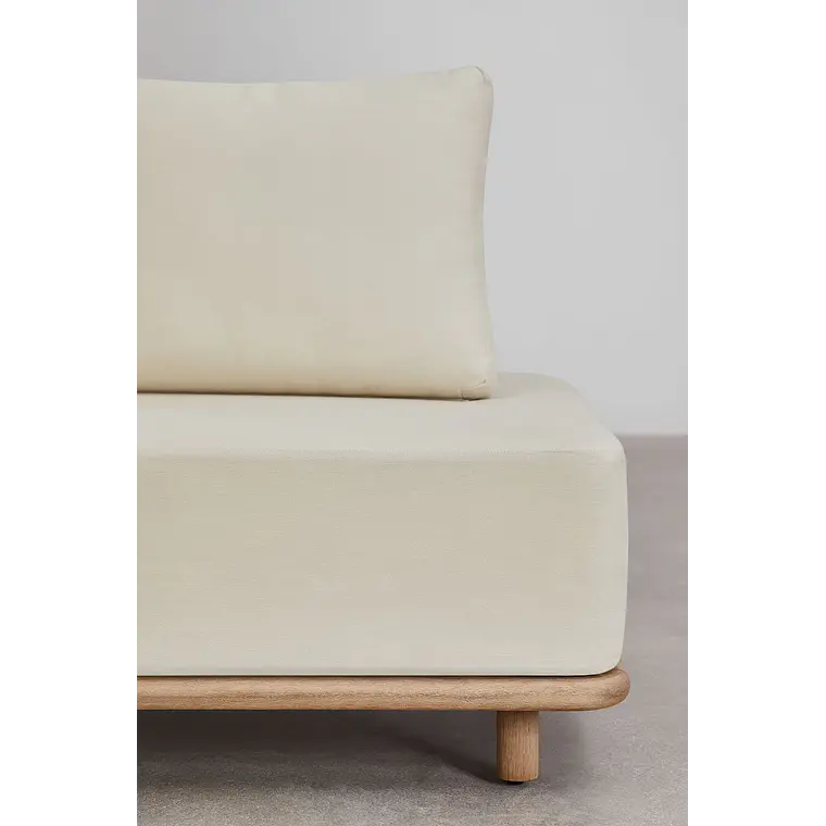 Sillón de jardín en acacia Nerena 3