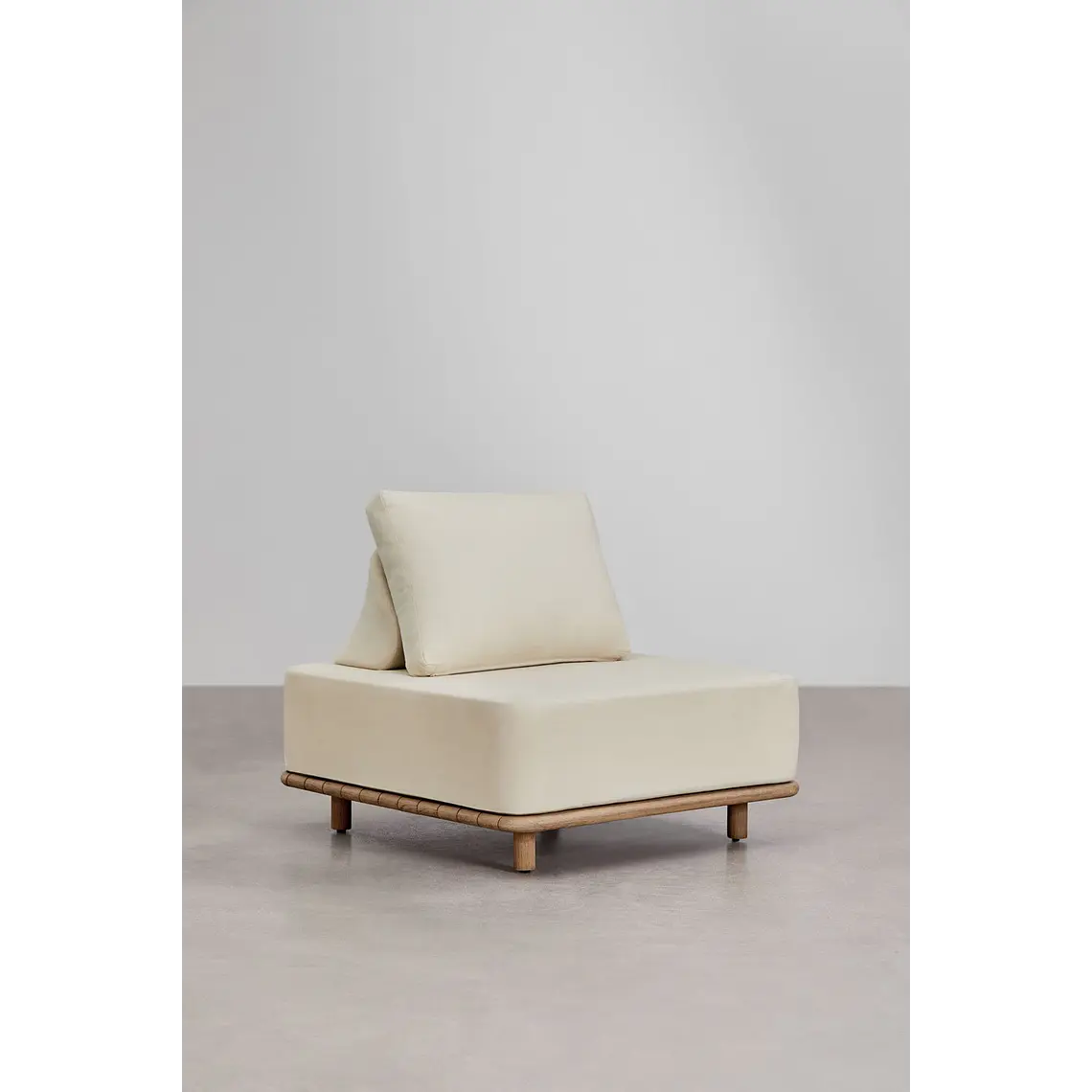 Sillón de jardín en acacia Nerena 4